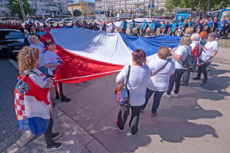 Zadar: Medved na 6. susretu braniteljica Domovinskog rata