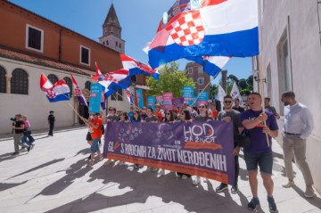 Održan "Hod za život" u Zadru