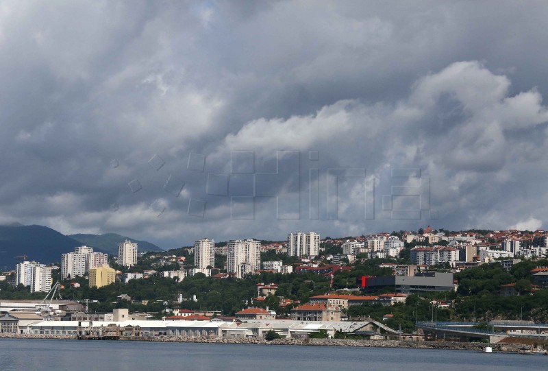 Rijeka: Oblaci nad Kvarnerom