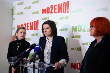 Konferencija za medije stranke Možemo!