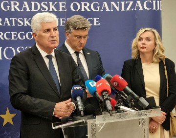 Plenković na obilježavanju 34. obljetnice utemeljenja HDZ-a Mostara