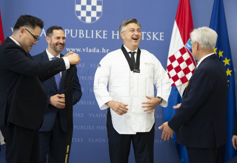 Plenković primio izaslanstvo Svjetske taekwondo federacije