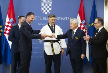 Plenković primio izaslanstvo Svjetske taekwondo federacije