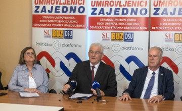 Tiskovna konferencija koalicije Umirovljenici zajedno