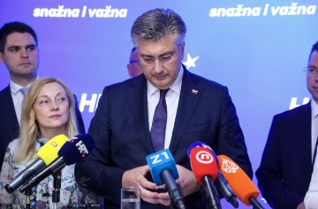 Završna konferencija za medije Andreja Plenkovića pred EU izbore