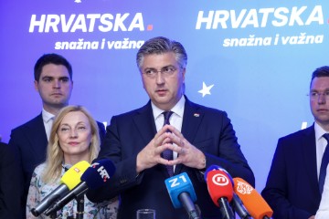 Završna konferencija za medije Andreja Plenkovića pred EU izbore