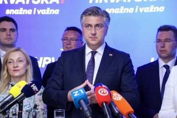 Završna konferencija za medije Andreja Plenkovića pred EU izbore