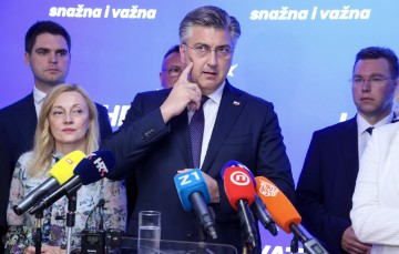 Završna konferencija za medije Andreja Plenkovića pred EU izbore