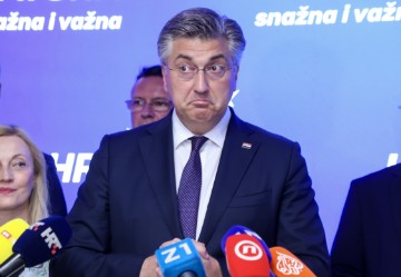 Završna konferencija za medije Andreja Plenkovića pred EU izbore