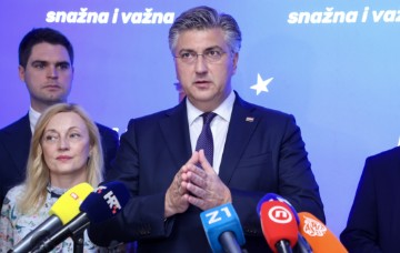 Završna konferencija za medije Andreja Plenkovića pred EU izbore