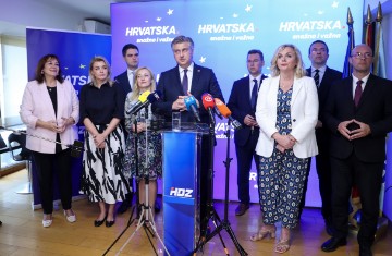 Završna konferencija za medije Andreja Plenkovića pred EU izbore