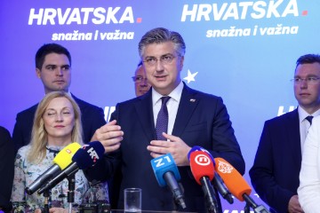 Završna konferencija za medije Andreja Plenkovića pred EU izbore