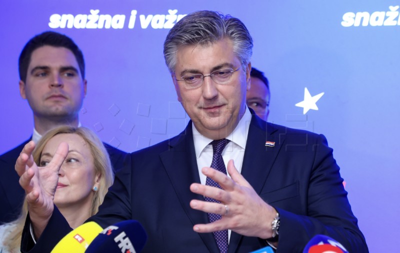 Završna konferencija za medije Andreja Plenkovića pred EU izbore