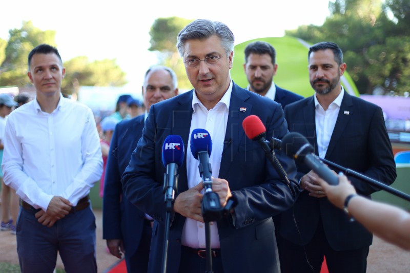 Plenković na WTA turniru u Makarskoj