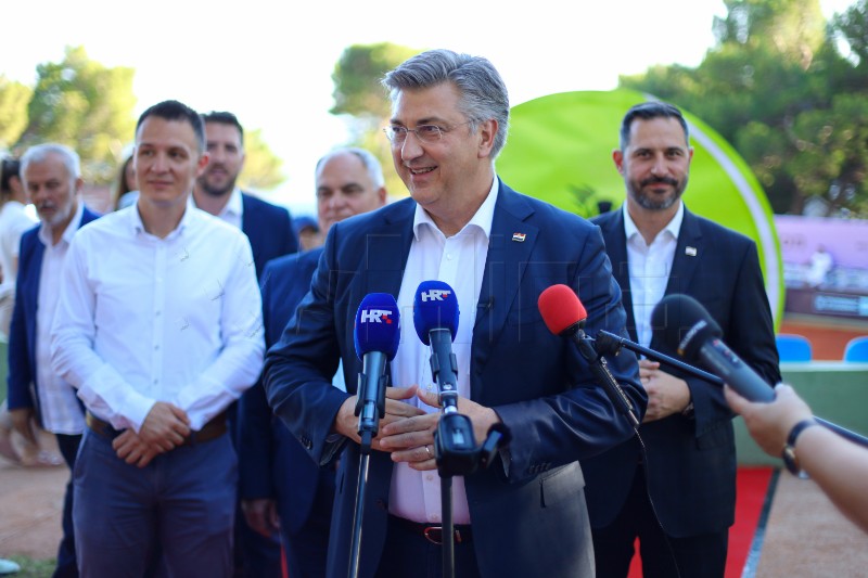 Plenković na WTA turniru u Makarskoj