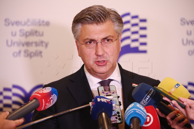 Plenković na svečanosti u povodu Dana Sveučilišta u Splitu