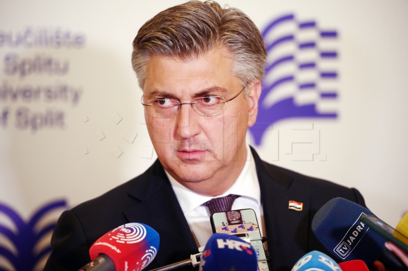 Plenković na svečanosti u povodu Dana Sveučilišta u Splitu