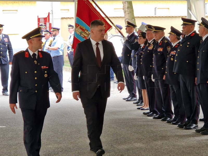  Milanović na obilježavanju 160. obljetnice vatrogasnog društva u Varaždinu