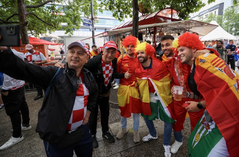 Hrvatski navijači u Berlinu pred utakmicu sa Španjolskom