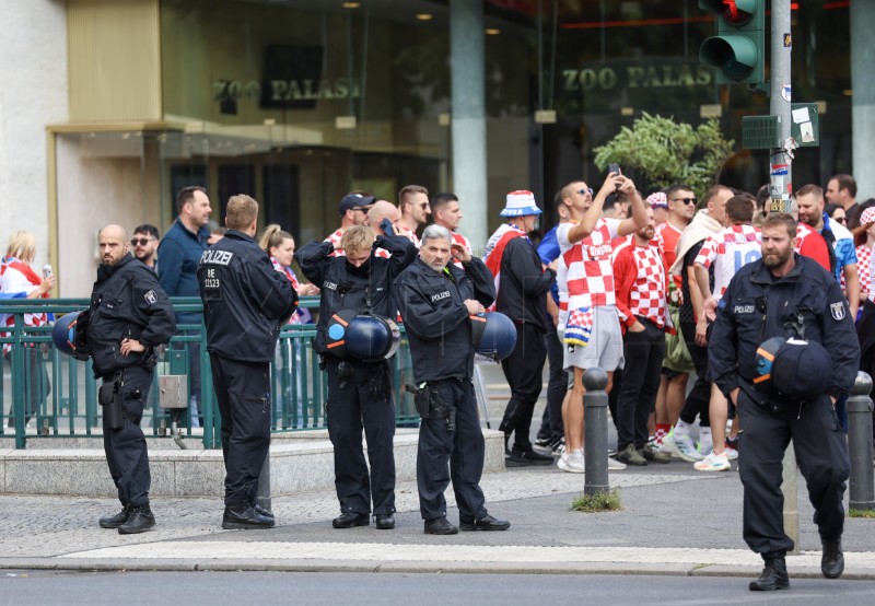 Hrvatski navijači u Berlinu pred utakmicu sa Španjolskom