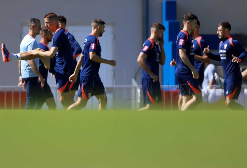 EURO2024: Trening hrvatskih nogometaša nakon poraza od Španjolske