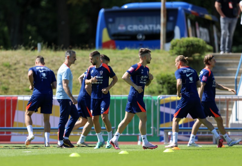 EURO2024: Trening hrvatskih nogometaša nakon poraza od Španjolske