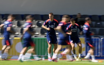 EURO2024: Trening hrvatskih nogometaša nakon poraza od Španjolske