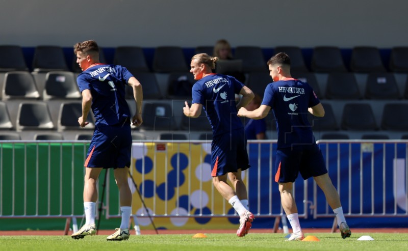 EURO2024: Trening hrvatskih nogometaša nakon poraza od Španjolske