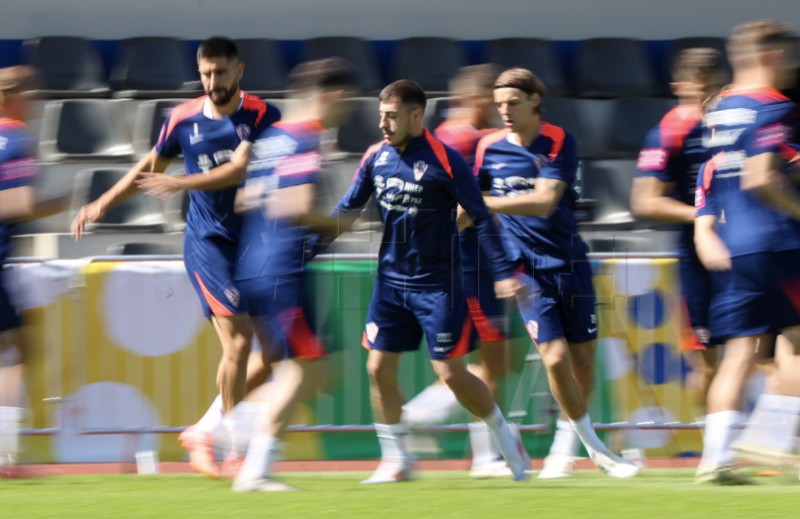 EURO2024: Trening hrvatskih nogometaša nakon poraza od Španjolske