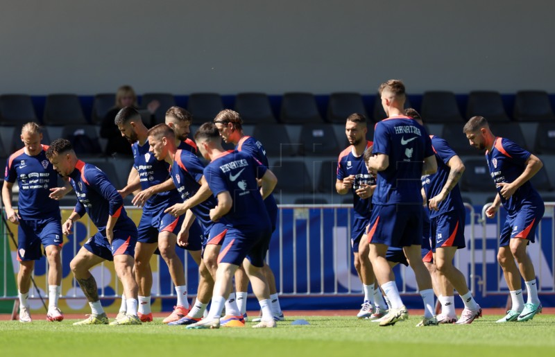 EURO2024: Trening hrvatskih nogometaša nakon poraza od Španjolske