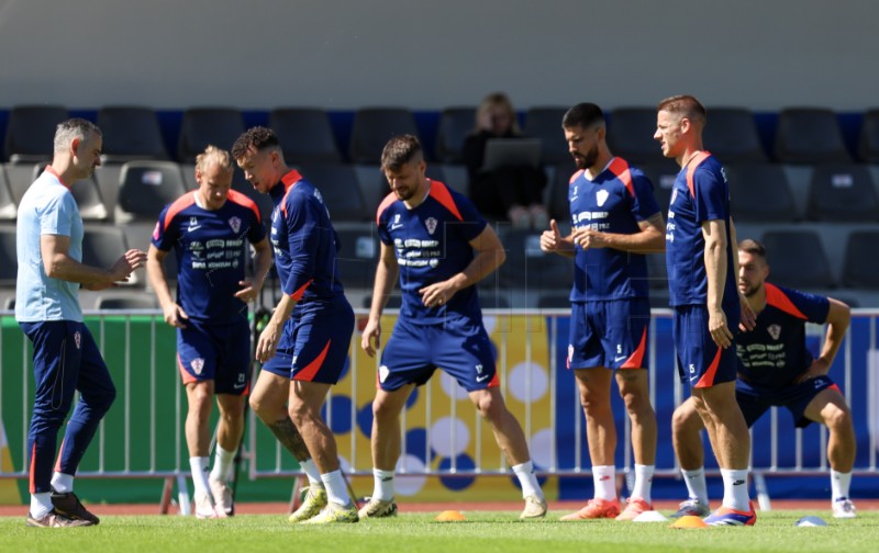 EURO2024: Trening hrvatskih nogometaša nakon poraza od Španjolske