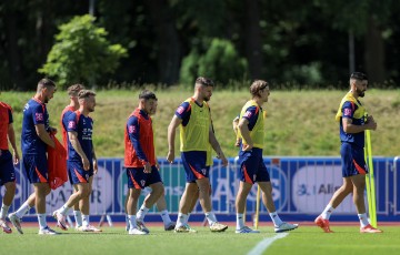 EURO2024: Trening hrvatskih nogometaša nakon poraza od Španjolske