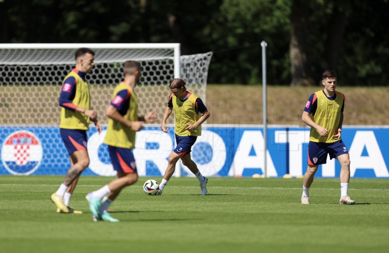 EURO2024: Trening hrvatskih nogometaša nakon poraza od Španjolske