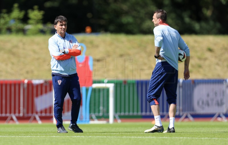 EURO2024: Trening hrvatskih nogometaša nakon poraza od Španjolske