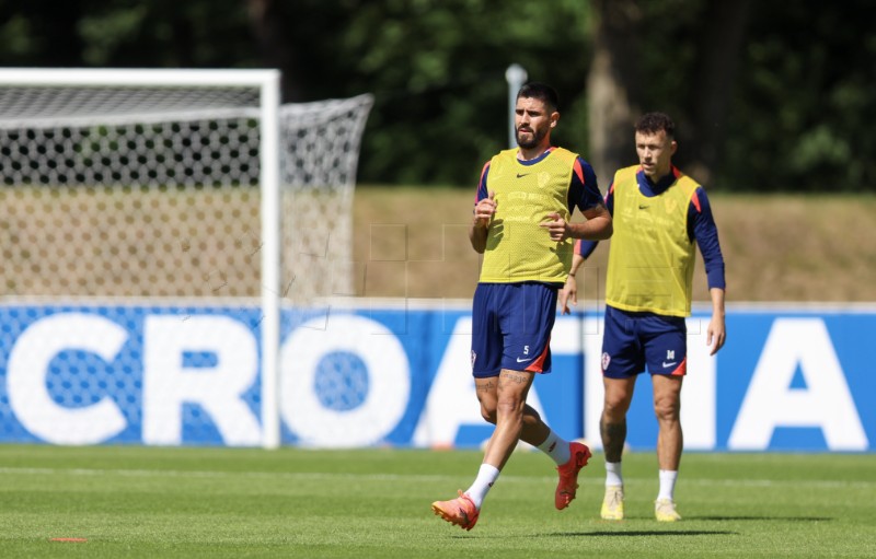 EURO2024: Trening hrvatskih nogometaša nakon poraza od Španjolske