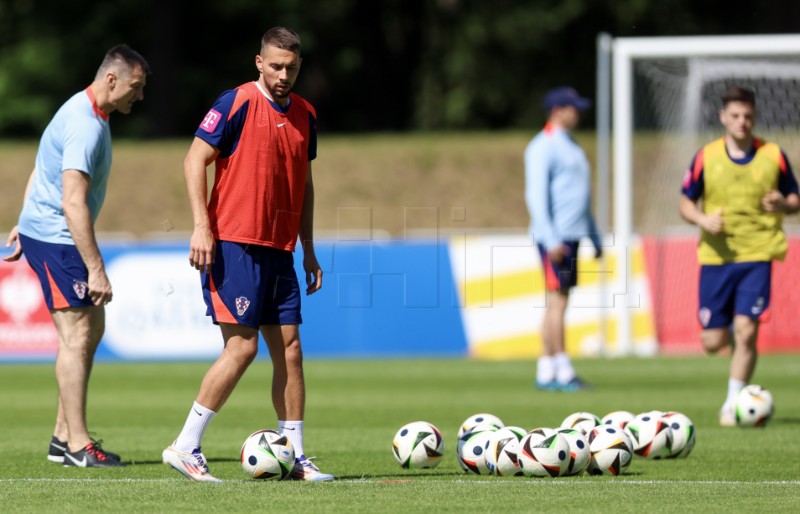 EURO2024: Trening hrvatskih nogometaša nakon poraza od Španjolske