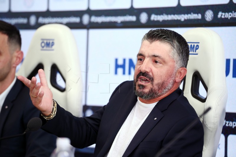 Predstavljen novi trener Hajduka Gennaro Gattuso