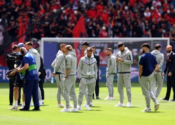 EURO2024: Atmosfera na stadionu prije početka utakmice Hrvatska - Albanija