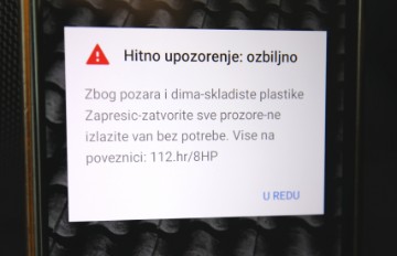 Ugašen veći dio požara koji je planuo u tvrtki EKO FLOR u Zaprešiću