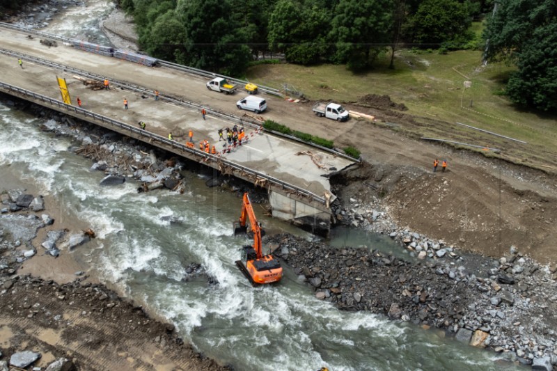 SWITZERLAND LOSTALLO FLOODS