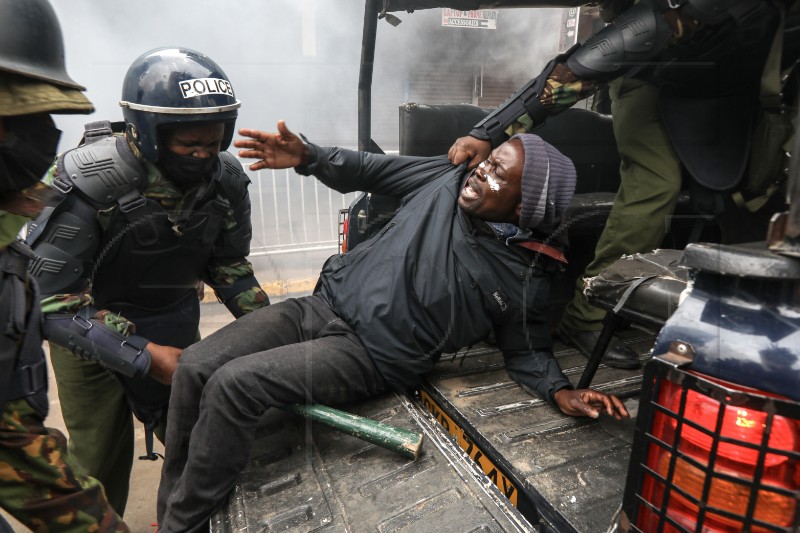 KENYA PROTEST CANCELED TAX BILL