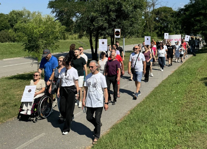 Prosvjed Građanske inicijative "Stop Vijuš"