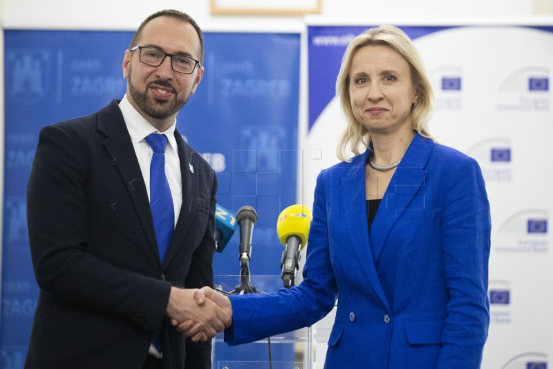 Tomašević i potpredsjednica EIB Czerwińska potpisali ugovor o zajmu