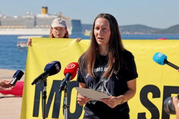 Zadar - Aktivisti Greenpeacea održali konferenciju za novinare