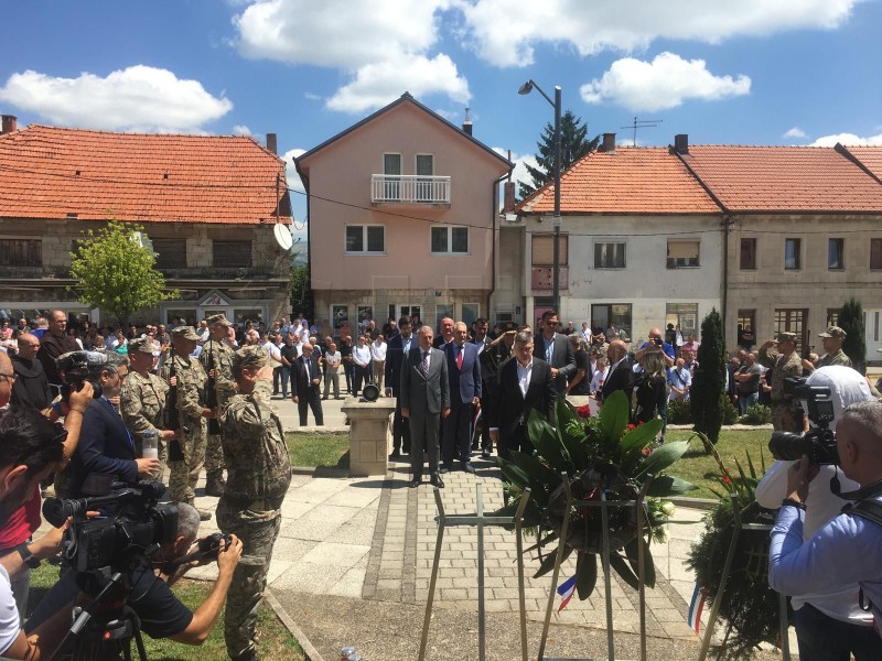 Milanović u Tomislavgradu na obilježavanju 32. obljetnice Brigade kralja Tomislava