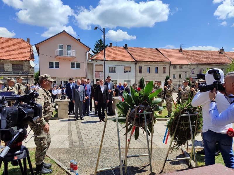 Milanović u Tomislavgradu na obilježavanju 32. obljetnice Brigade kralja Tomislava