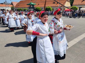 Mimohod 60-ak folklornih skupina i svatovskih zaprega ulicama Đakova