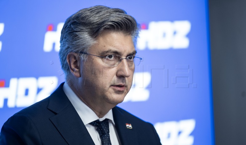 Sjednica Predsjedništva HDZ-a - izjava Plenković