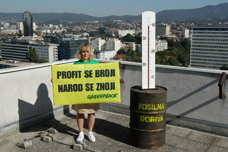 Greenpeace Vladi zbog vrućina: Umjesto fosilnih financirajte obnovljive izvore