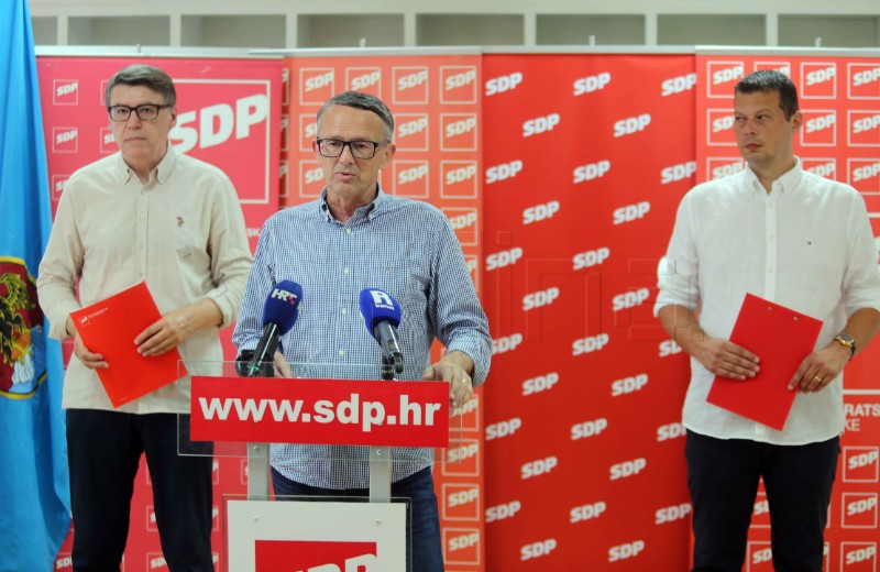 Tiskovna konferencija Saborskih zastupnika SDP-a Rijeka